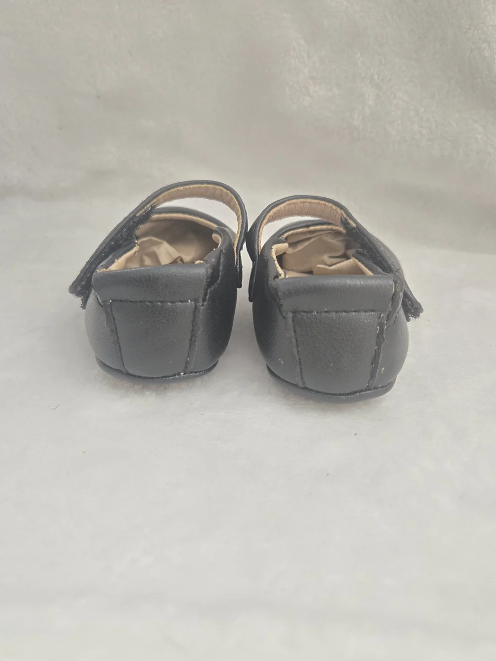 Kids Black Mary Jane Shoe and Silver Bow Ballet Flat Set Shoe  Bunle Size 3